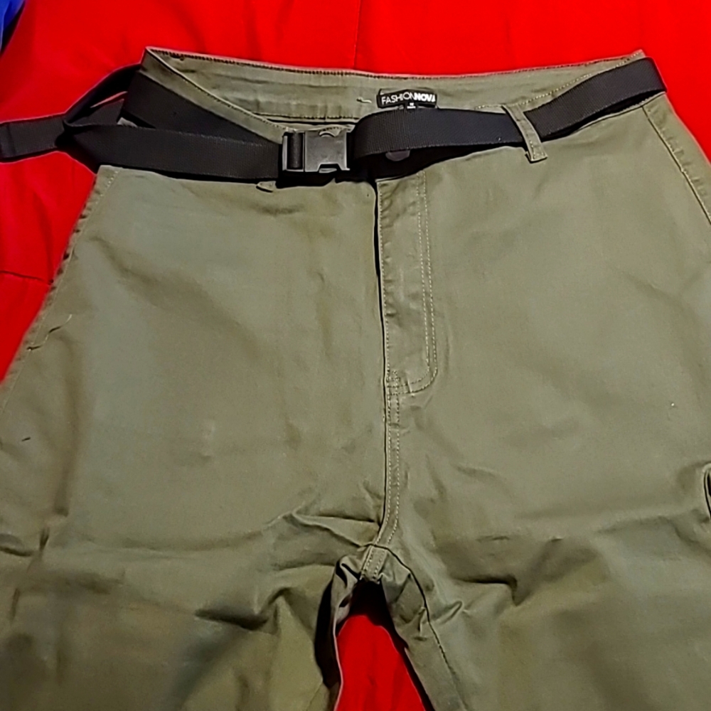 Operation Cargo Joggers Pant, size 1X Olive Green